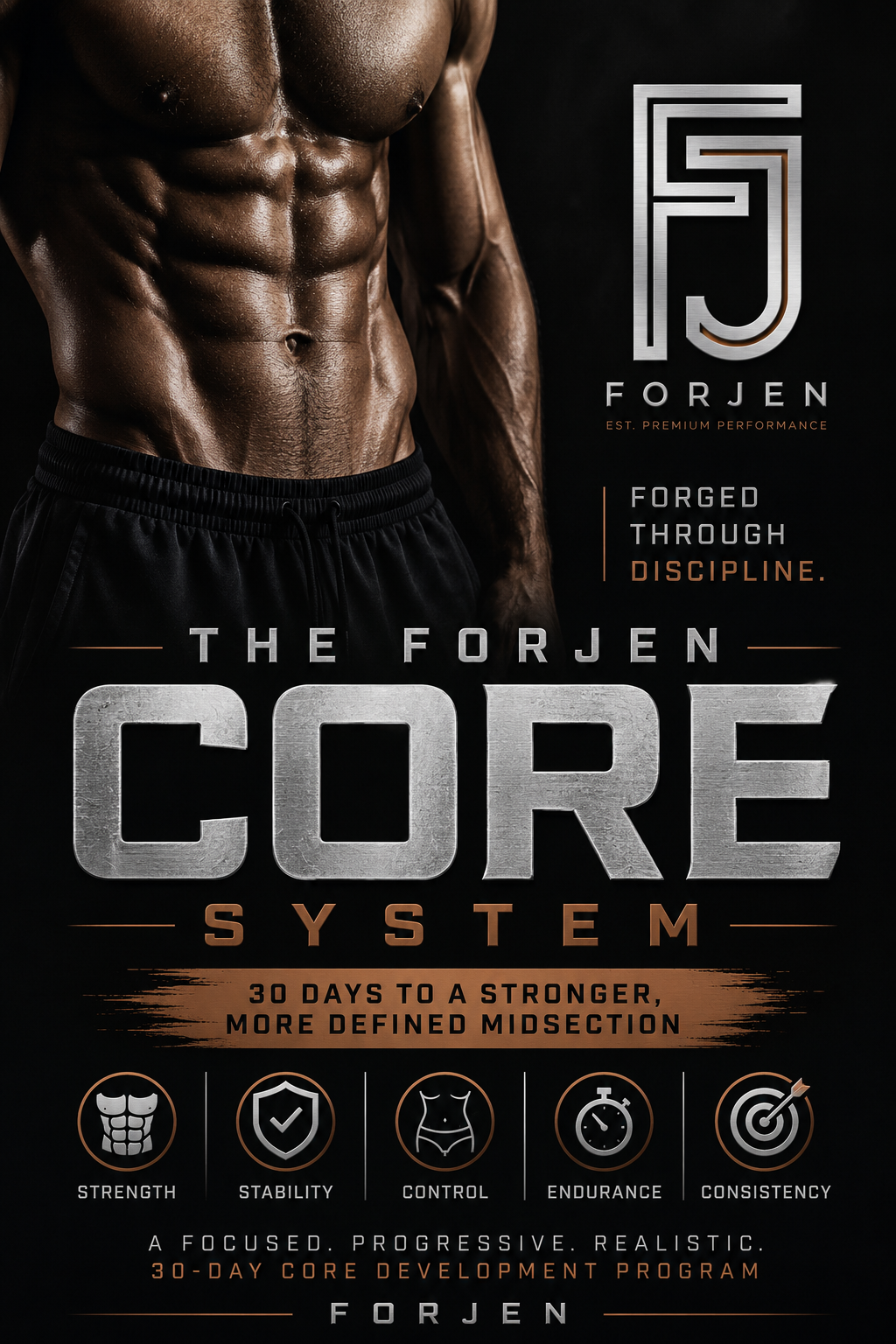 The Forjen Core System — 30-Day Core Training Program ebook cover